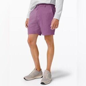 LULULEMON Commission Short Classic 7" DESIGNED FOR ON THE MOVE Purple shorts 34